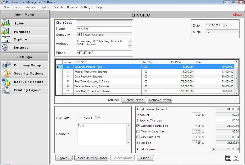 Purchase Order Management Software 2012 Free Download