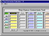 Troy Ounce Conversion Tool