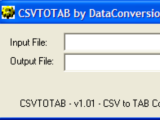 CSV to TAB Converter