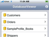 Database Viewer for iPhone