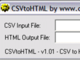 DataConversionTools.com CSVtoHTML Converter