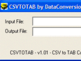 DataConversionTools.com CSVtoTAB Converter