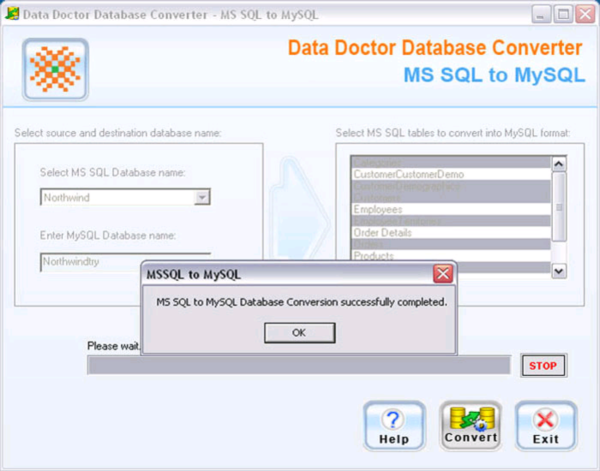 MSSQL Database Converter