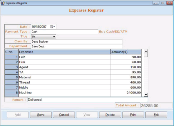 Billing and Accounts Management Software
