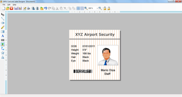 ID Card Maker and Label Designing Software