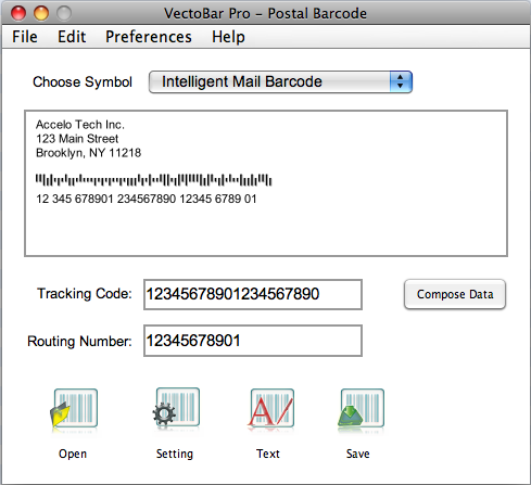 VectoBar Pro - Intelligent Mail Barcode