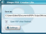 Simpo PDF Creator Lite