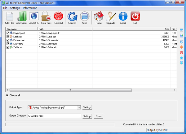 All to Pdf Converter 3000