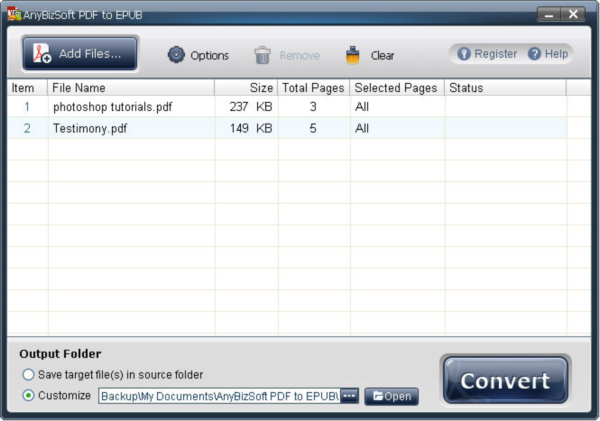 AnyBizSoft PDF to EPUB Converter