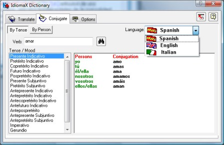 IdiomaX Spanish-Italian Dictionary