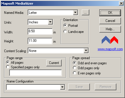 Mapsoft MediaSizer