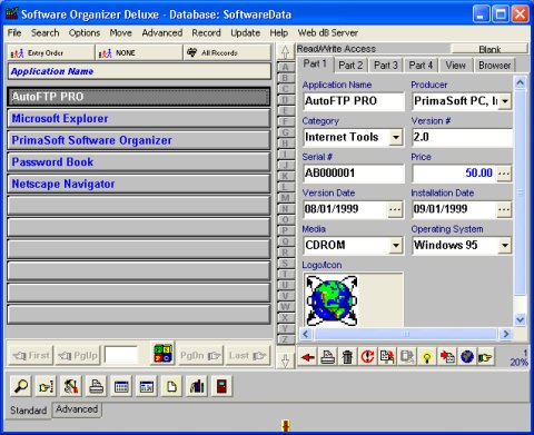 Software Organizer Deluxe