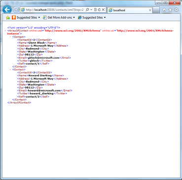 Web API Sample Code