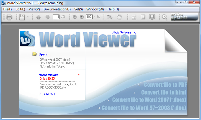Word Viewer S