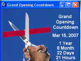 T-Minus Grand Opening Countdown