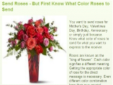 The Meaning of Color of Roses