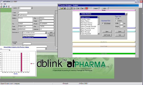 dbLink atPharma, Pharmacy Accounting and