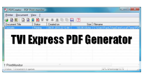 TVI Express PDF Creator