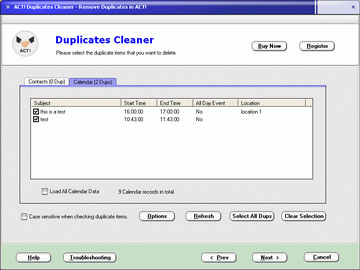 ACT! Duplicates Cleaner
