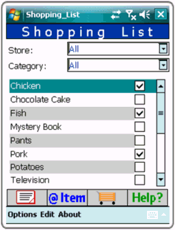 Shopping List (WM)