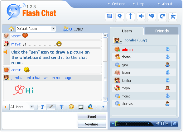 123 Flash Chat Linux Server Software