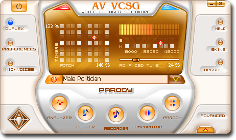AV Voice Changer Software Gold Edition 7.0