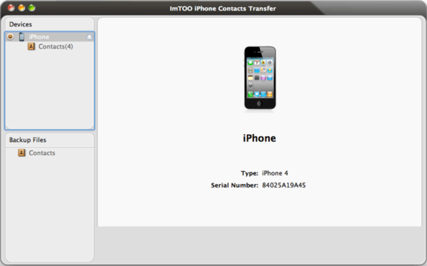 ImTOO iPhone Contacts Transfer for Mac
