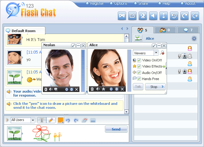 Are all online chat rooms free and live?