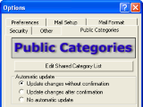 Public Categories for Outlook