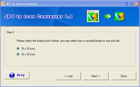 JPG to Icon Converter screenshot 2
