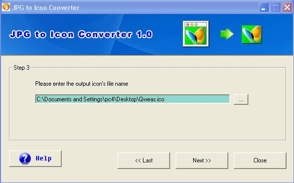 JPG to Icon Converter screenshot 3