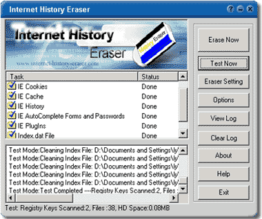 Internet History Eraser