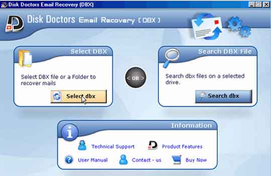 recover dbx file 01