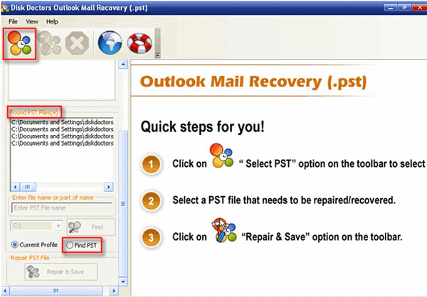 recover pst file 01