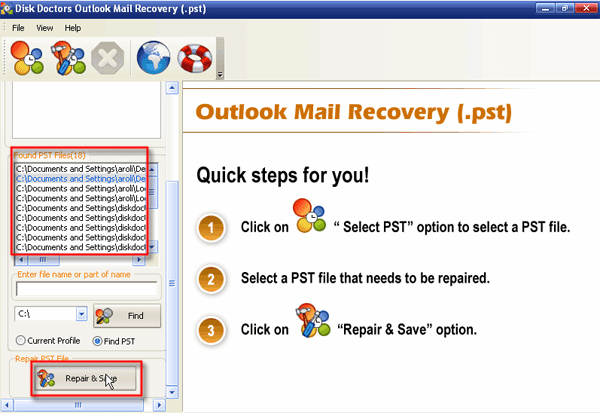 recover pst file 03
