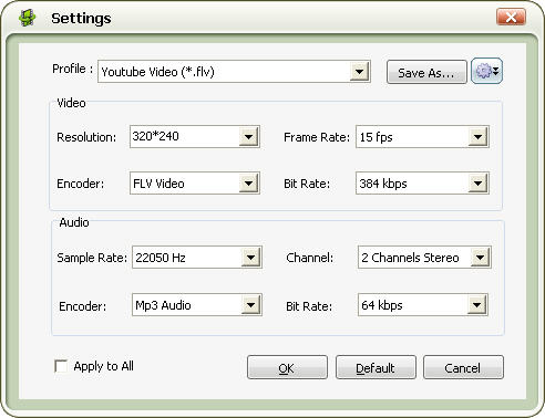 convert WMV MP4 3GP RMVB AVI to Youtube Video