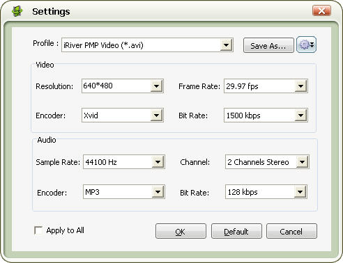 convert WMV 3GP MP4 FLV AVI MPEG to PMP Video
