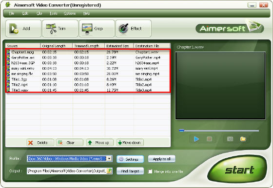 convert 3GP WMV MP4 FLV MPEG AVI to Xbox 360 Video