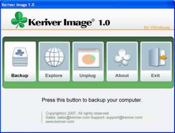 backup Computer in Windows with Keriver Image