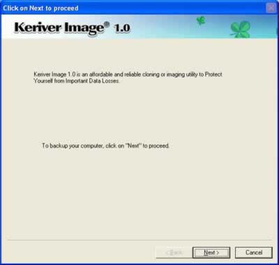 backup Computer in Windows with Keriver Image