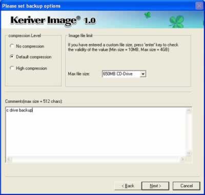 backup Computer in Windows with Keriver Image