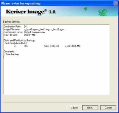 backup Computer in Windows with Keriver Image