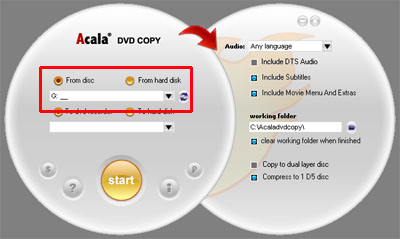 Acala DVD Copy