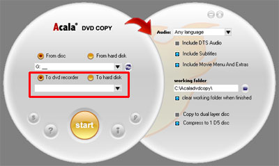 Acala DVD Copy