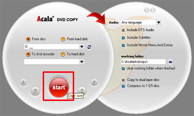 Acala DVD Copy