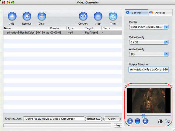 convert AVI MPEG MP4 to PS3 iPod FLV Apple TV Zune etc. on Mac