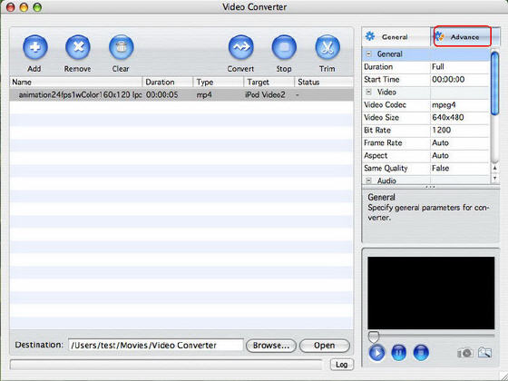 convert AVI MPEG MP4 to PS3 iPod FLV Apple TV Zune etc. on Mac