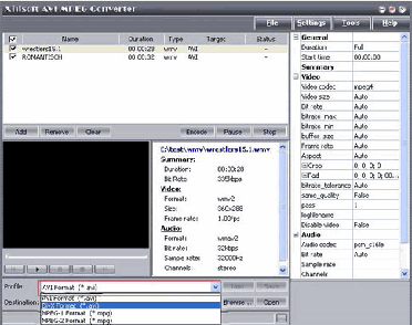 Xilisoft AVI MPEG Converter   