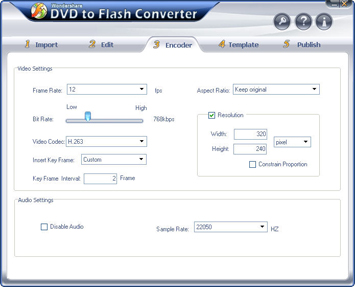 convert DVD to flash, DVD to SWF, DVD to FLV, DVD to Screensaver and DVD to exe file