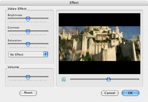 convert DVD to iPod MP4 video and M4A audio on Mac